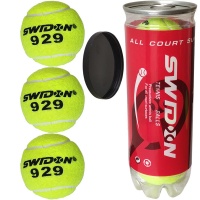 Мячи для большого тенниса "Swidon 929" 3 штуки (в тубе) E29377