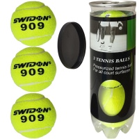 Мячи для большого тенниса "Swidon 909" 3 штуки (в тубе) E29380
