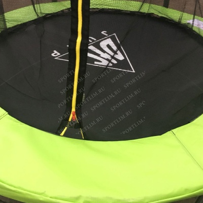 Батут DFC JUMP 10ft складной, сетка, чехол, apple green (305см)